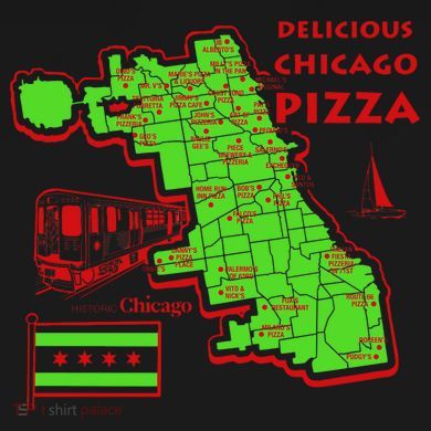 Delicious Chicago Pizza Hooded Wearable Blanket
