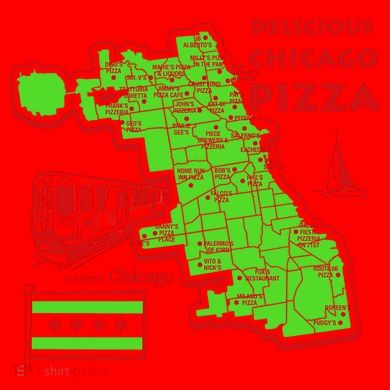 Delicious Chicago Pizza Santa Hat
