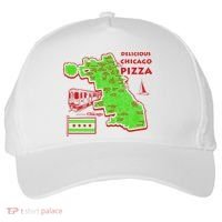 Delicious Chicago Pizza Five-Panel Snapback Cap thumb 0