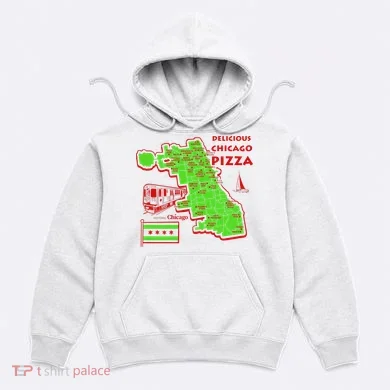 Delicious Chicago Pizza Hoodie