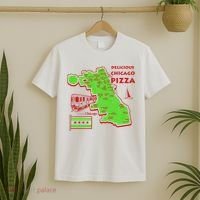 Delicious Chicago Pizza T-Shirt thumb 2