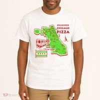 Delicious Chicago Pizza Tall T-Shirt thumb 2