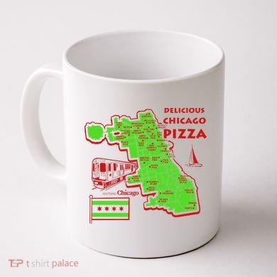 Delicious Chicago Pizza Coffee Mug