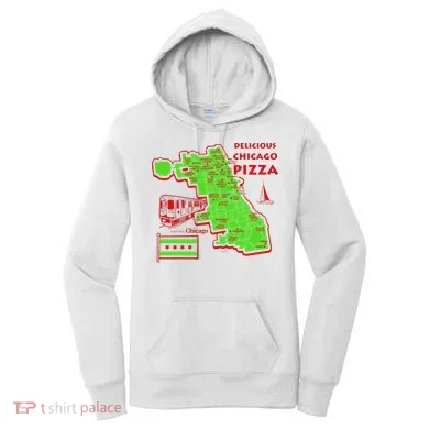 Delicious Chicago Pizza Women's Hoodie