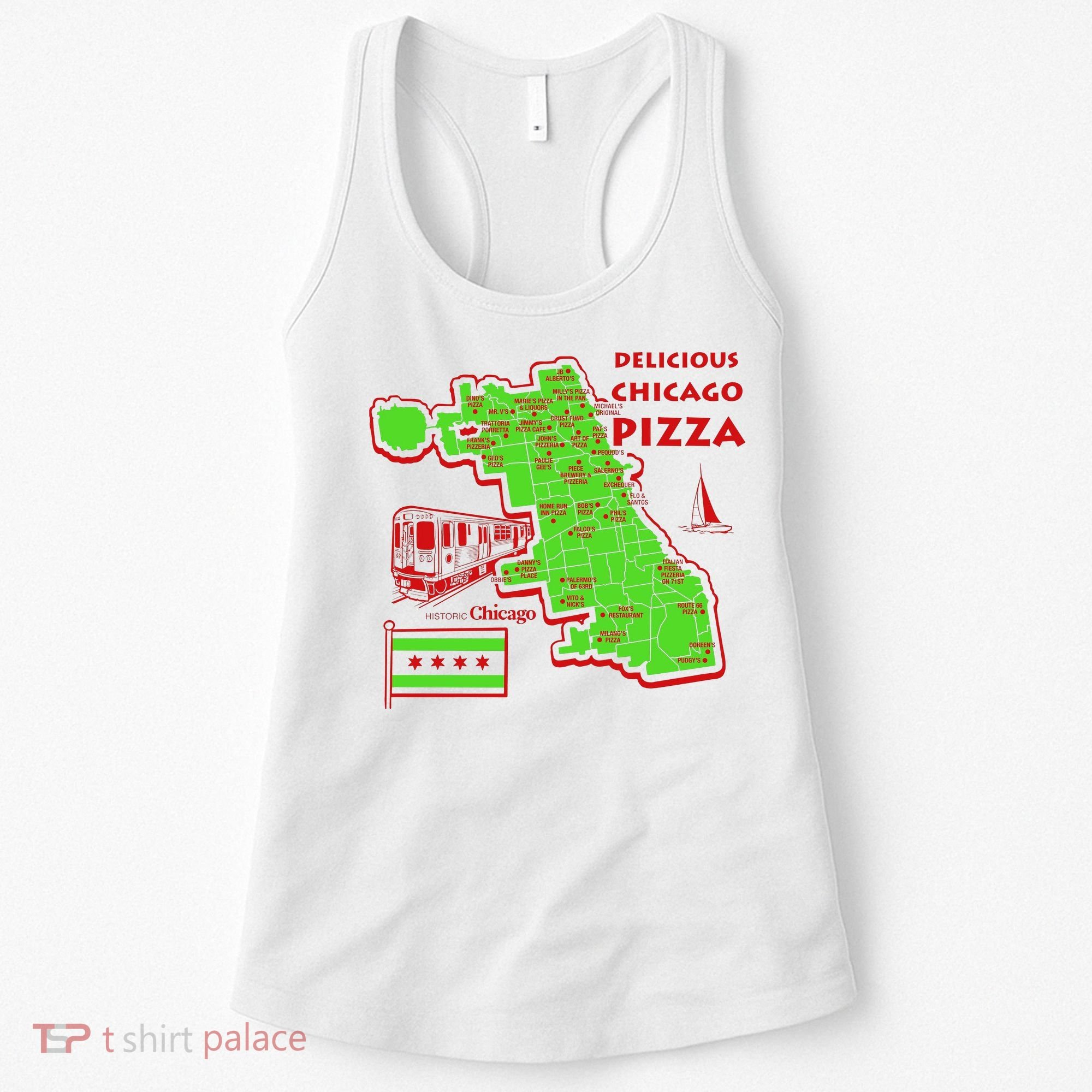 Delicious Chicago Pizza Women's Tank Top