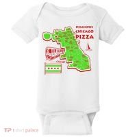 Delicious Chicago Pizza Baby Bodysuit thumb 0