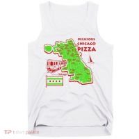 Delicious Chicago Pizza Tank Top thumb 0