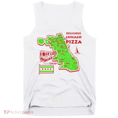 Delicious Chicago Pizza Tank Top