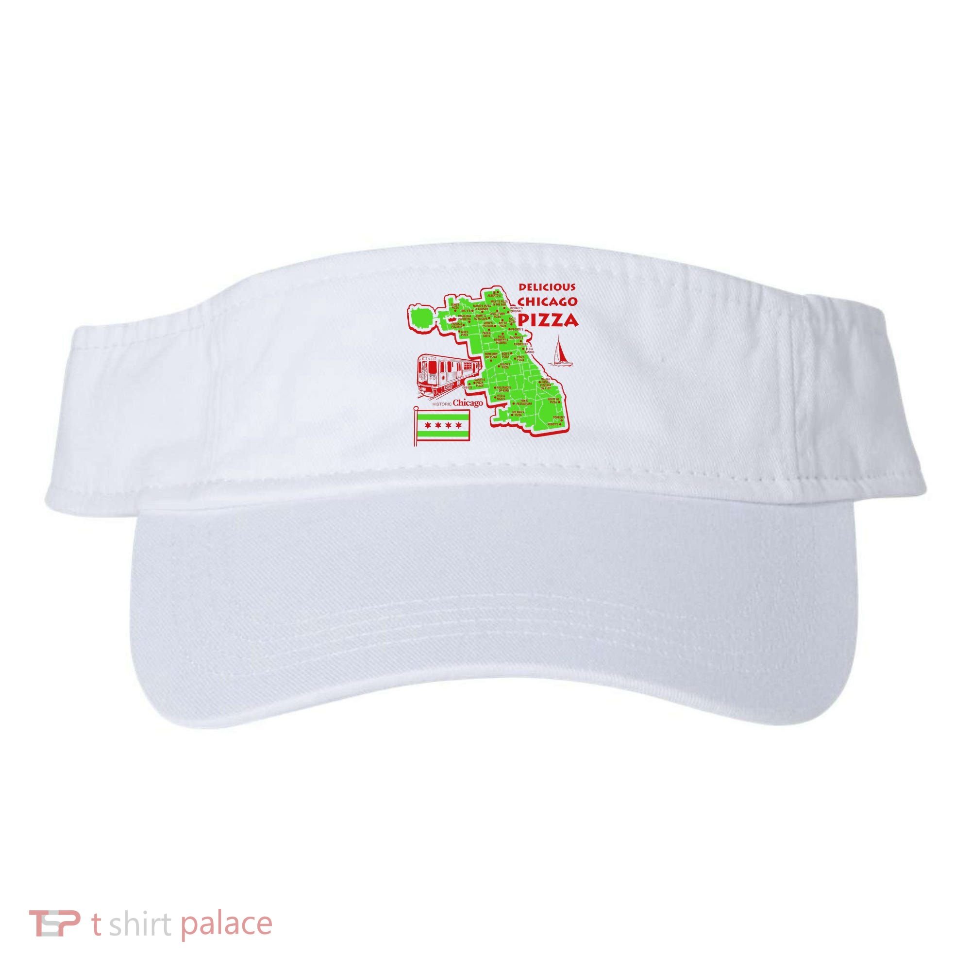 Delicious Chicago Pizza Visor