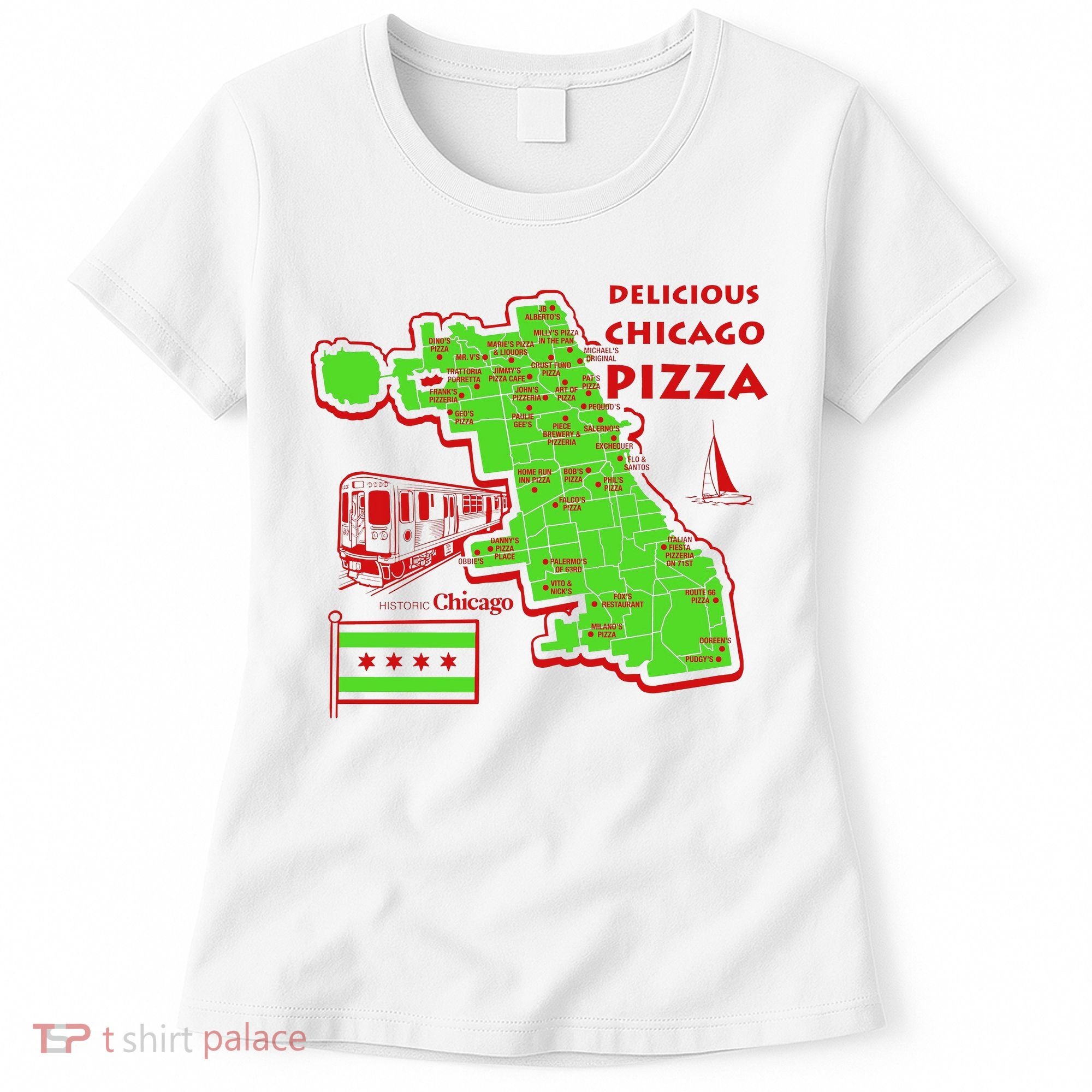 Delicious Chicago Pizza Women's T-Shirt