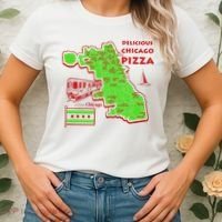 Delicious Chicago Pizza Women's T-Shirt thumb 2