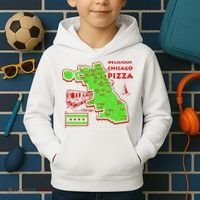 Delicious Chicago Pizza Kids Hoodie thumb 2