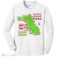 Delicious Chicago Pizza Kids Long Sleeve Shirt thumb 0