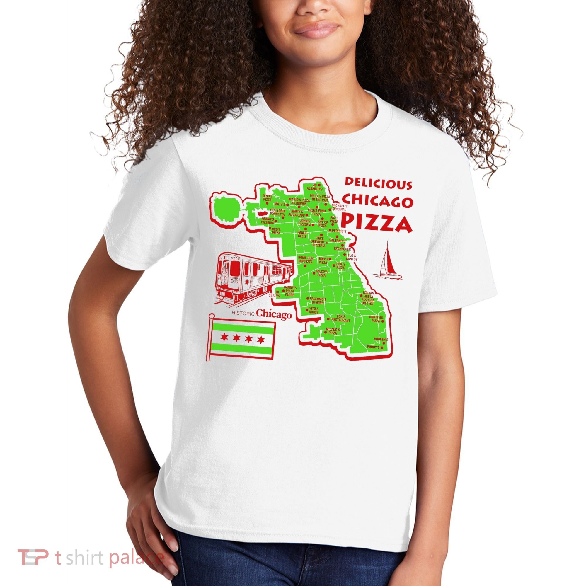 Delicious Chicago Pizza Kids T-Shirt