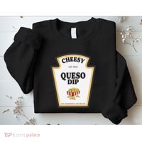 Delicious Cheesy Queso Dip Condiment Costume Party Matching Sweatshirt thumb 2