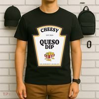 Delicious Cheesy Queso Dip Condiment Costume Party Matching T-Shirt thumb 6
