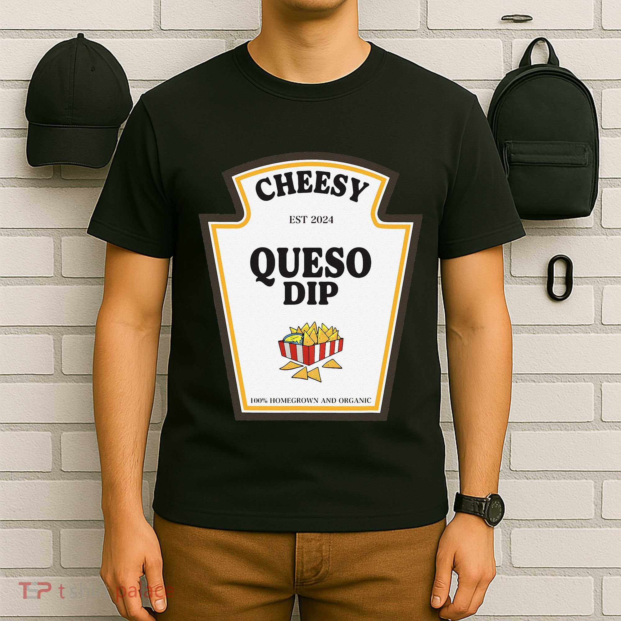 Delicious Cheesy Queso Dip Condiment Costume Party Matching T-Shirt