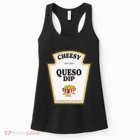 Delicious Cheesy Queso Dip Condiment Costume Party Matching Women's Tank Top thumb 0