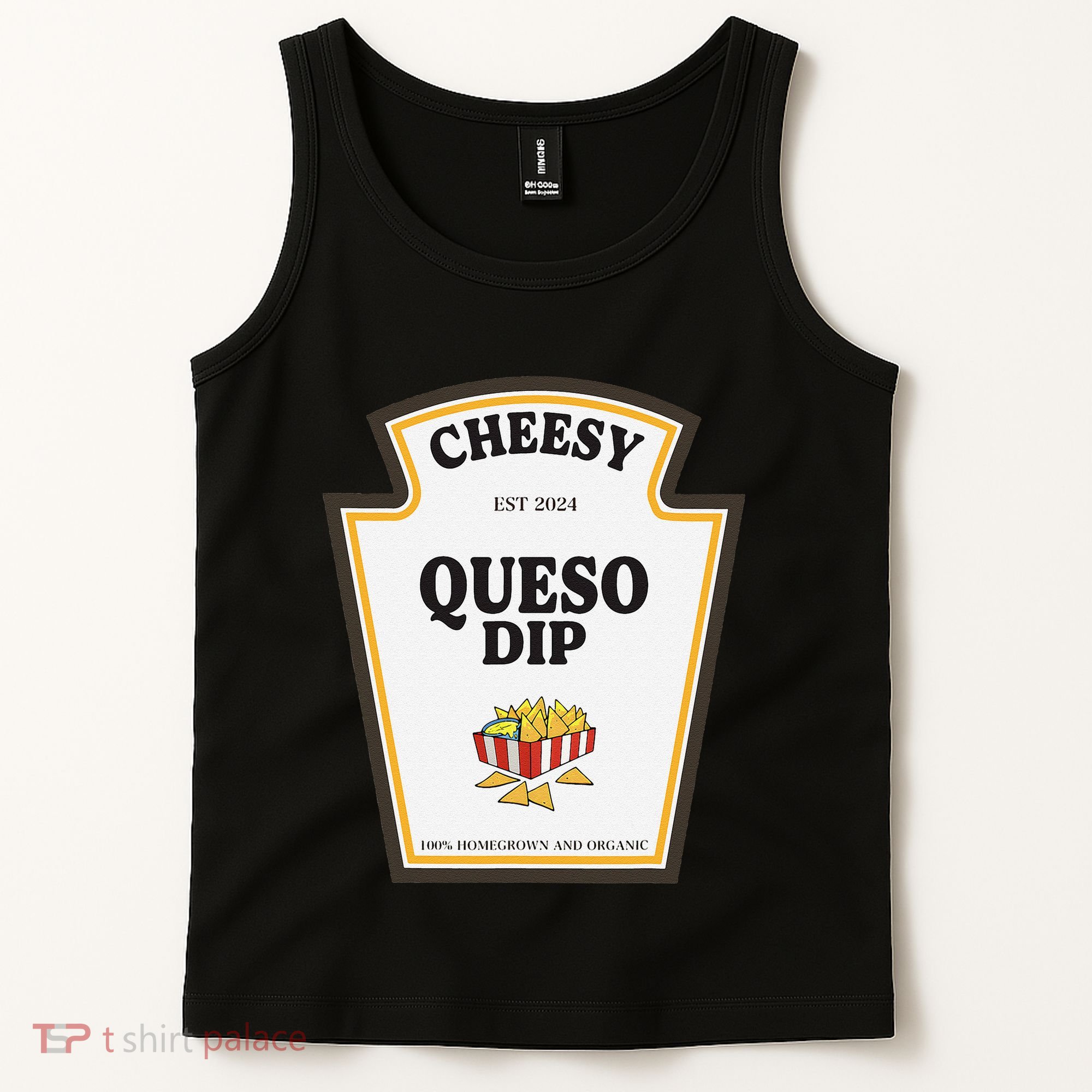 Delicious Cheesy Queso Dip Condiment Costume Party Matching Tank Top