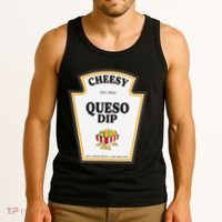 Delicious Cheesy Queso Dip Condiment Costume Party Matching Tank Top thumb 3