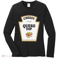 Delicious Cheesy Queso Dip Condiment Costume Party Matching Women's Long Sleeve Shirt thumb 0