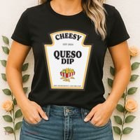 Delicious Cheesy Queso Dip Condiment Costume Party Matching Women's T-Shirt thumb 2