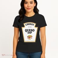 Delicious Cheesy Queso Dip Condiment Costume Party Matching Women's T-Shirt thumb 4