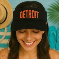Detroit City Retro Vintage Visor thumb 2