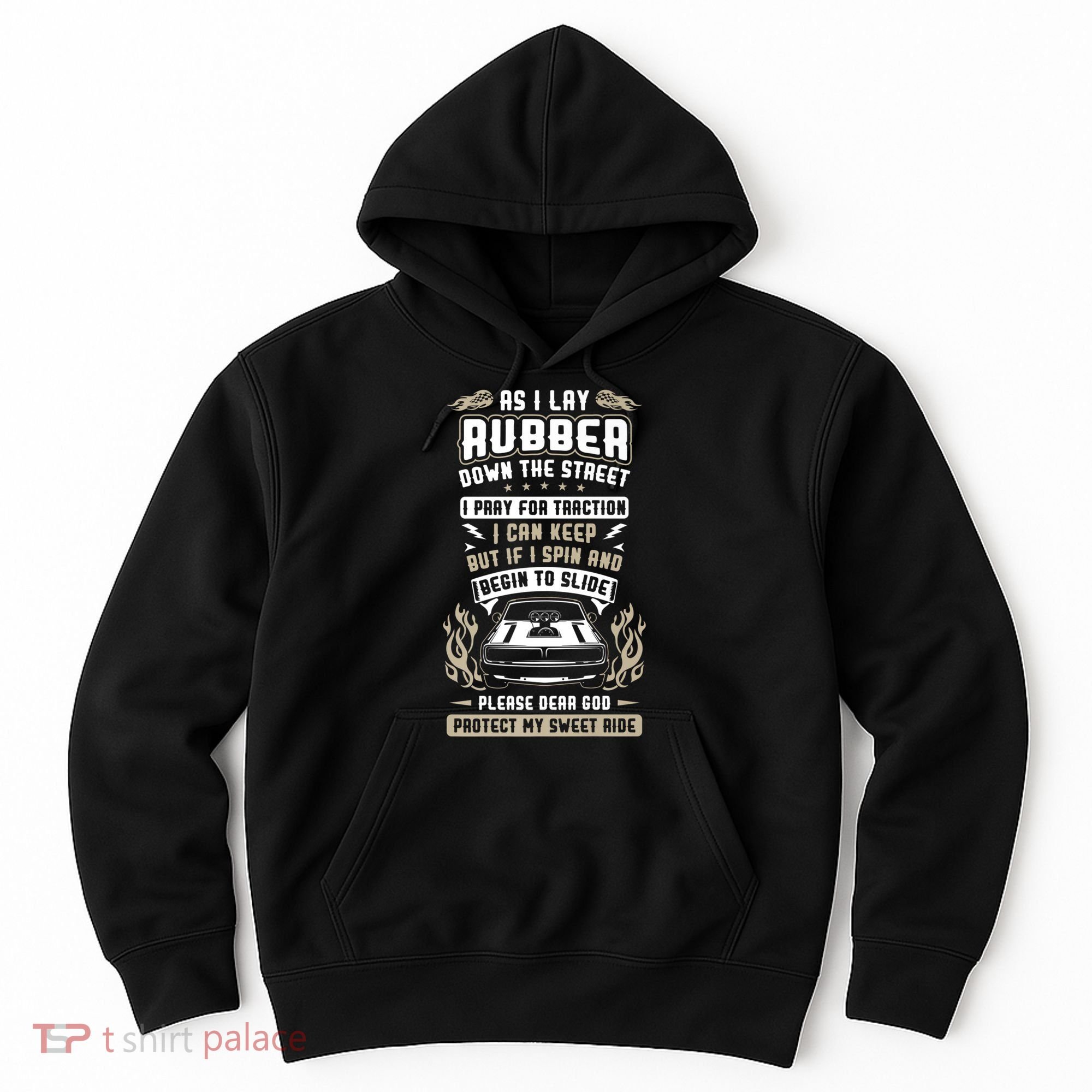 Drag Car Racing Prayer Hoodie