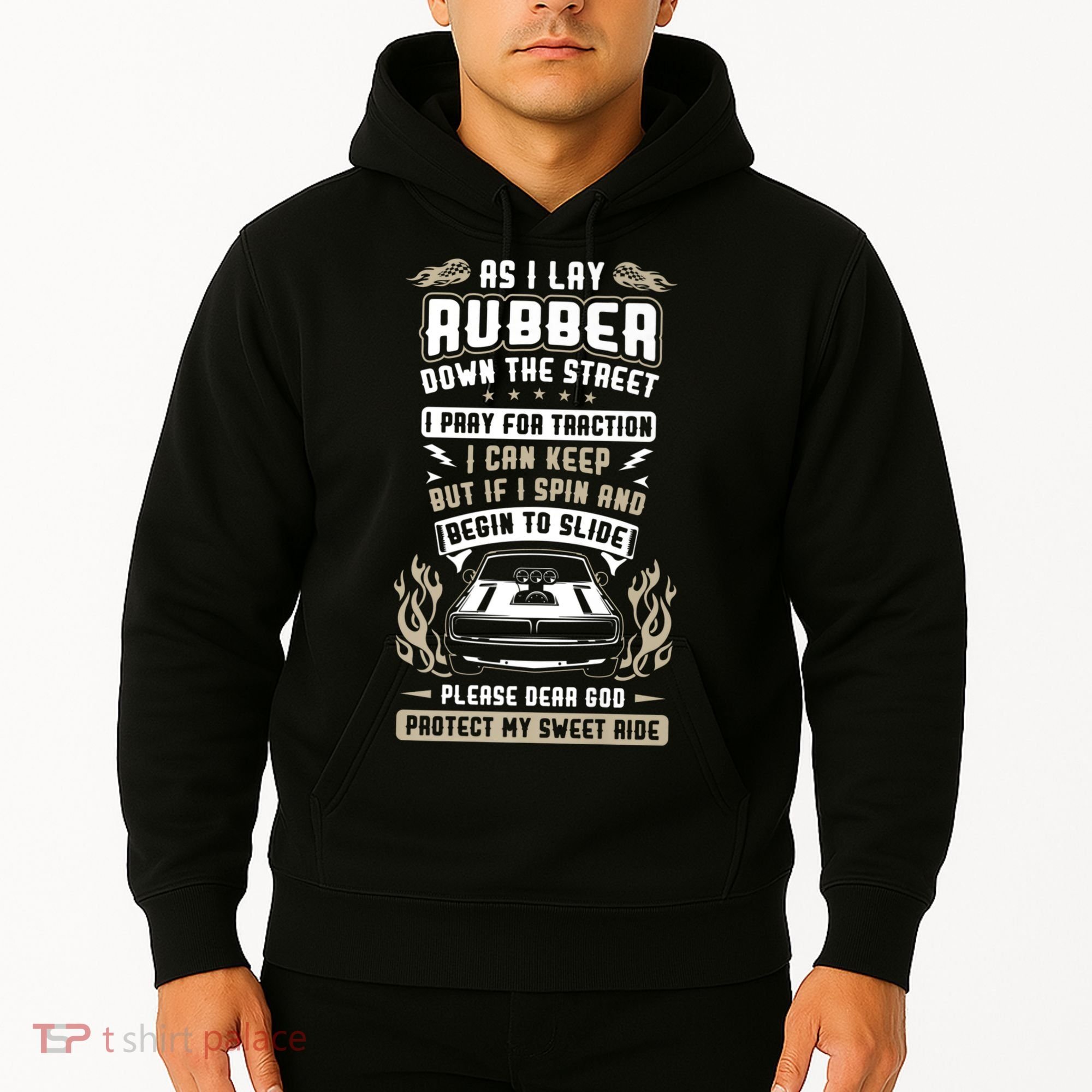 Drag Car Racing Prayer Hoodie