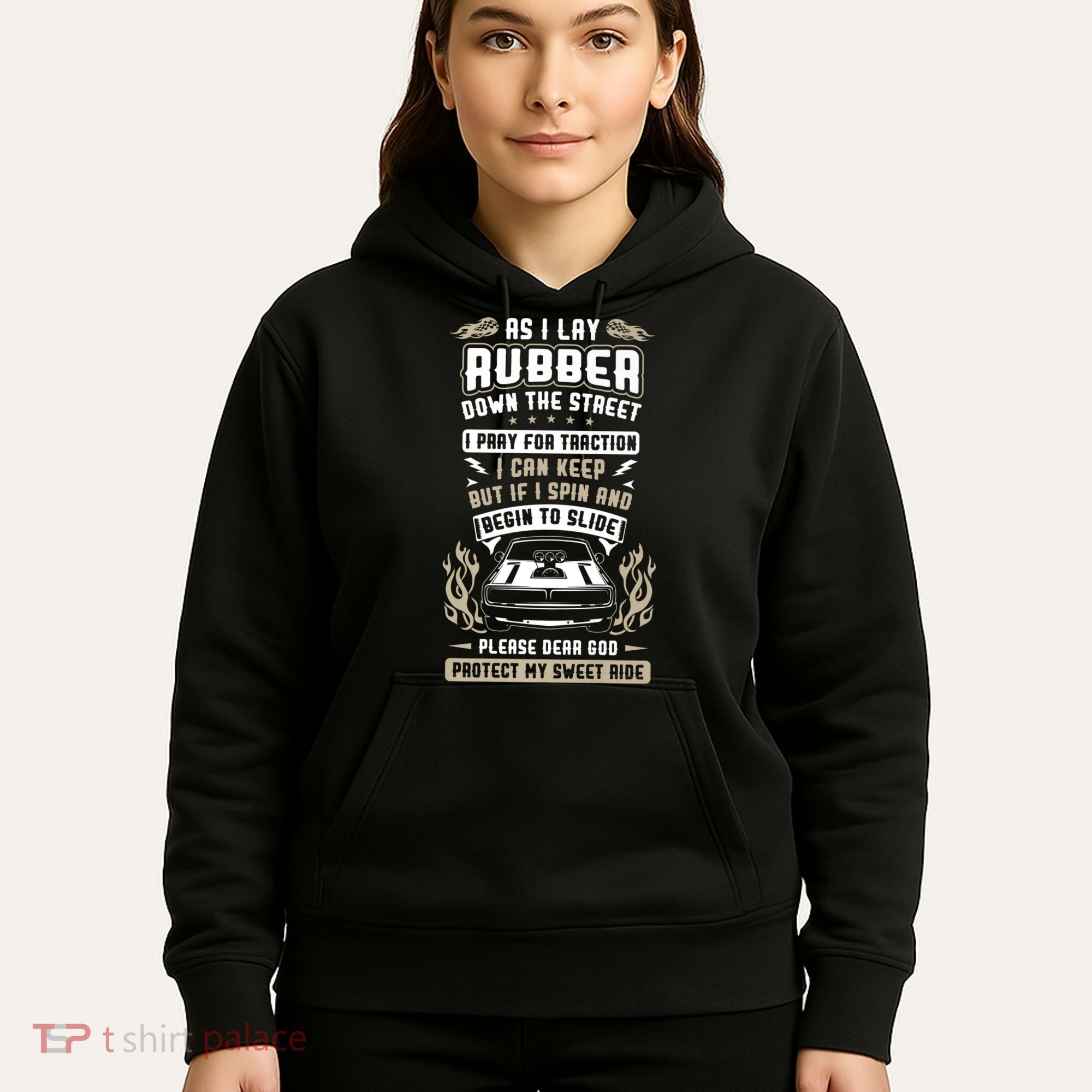 Drag Car Racing Prayer Hoodie