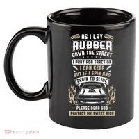 Drag Car Racing Prayer 11oz C Handle Ceramic Mug thumb 2