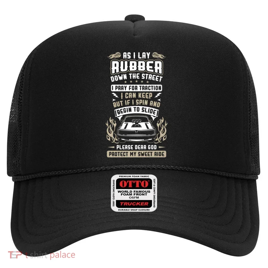 Drag Car Racing Prayer Hat