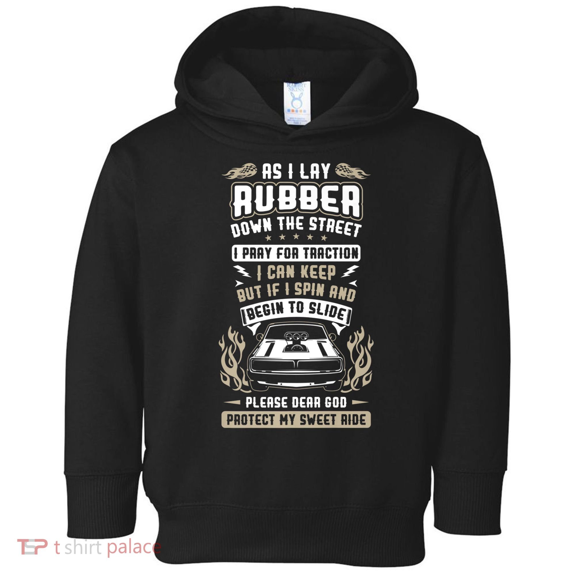 Drag Car Racing Prayer Toddler Hoodie