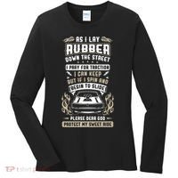 Drag Car Racing Prayer Women's Long Sleeve Shirt thumb 0