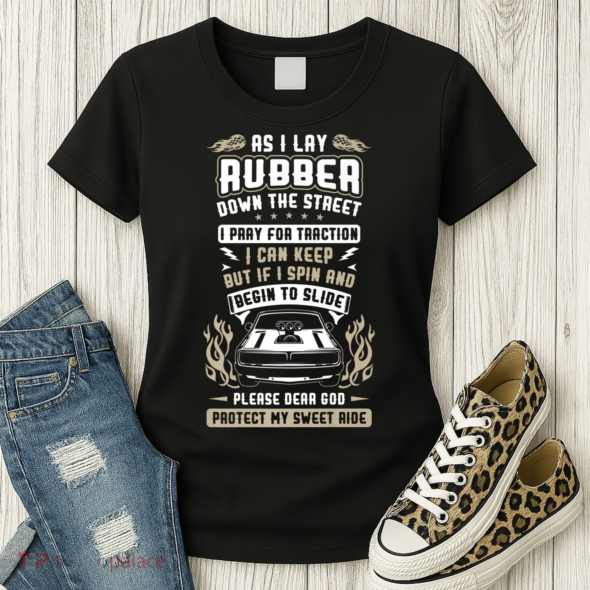 Drag Car Racing Prayer Women's T-Shirt