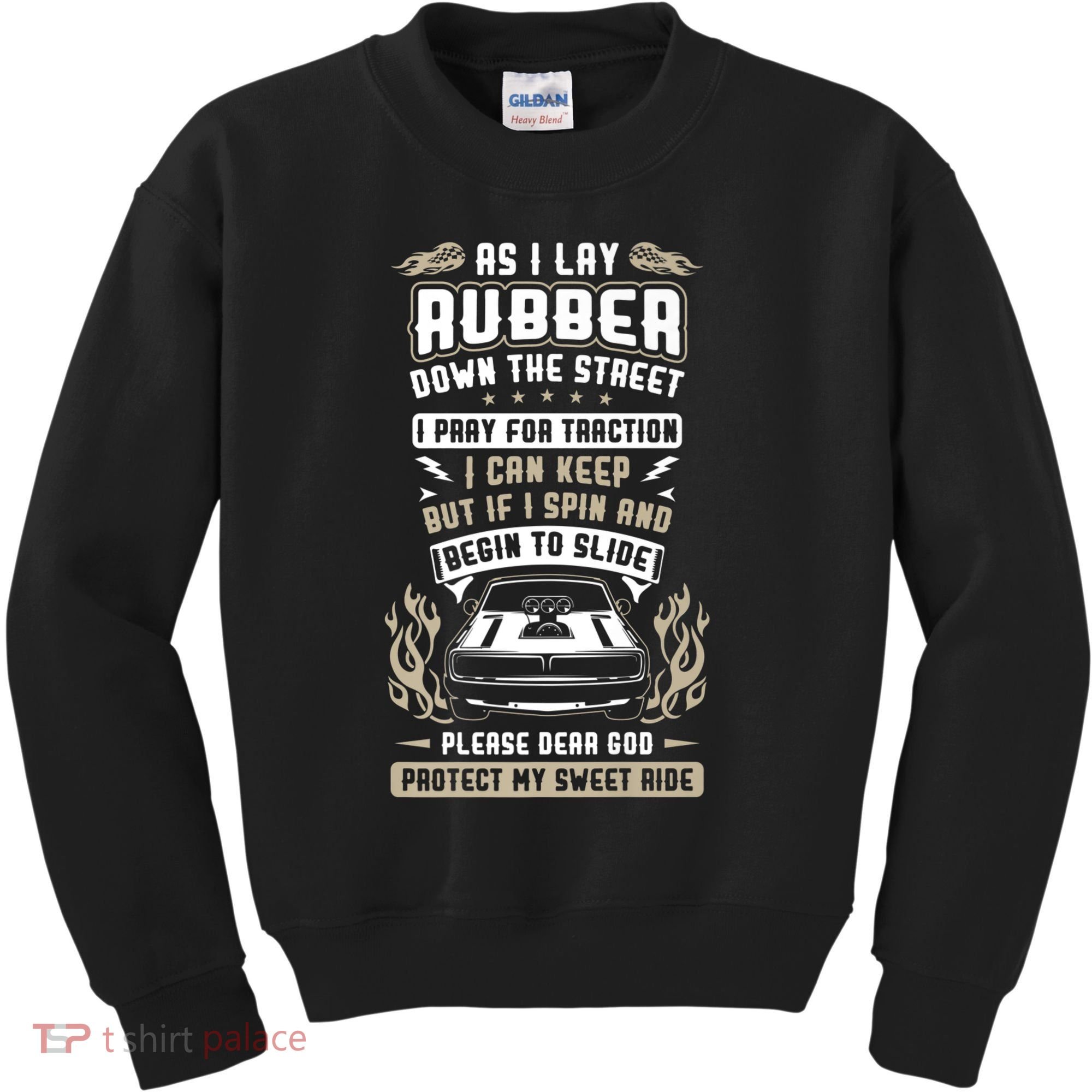 Drag Car Racing Prayer Kids Sweatshirt