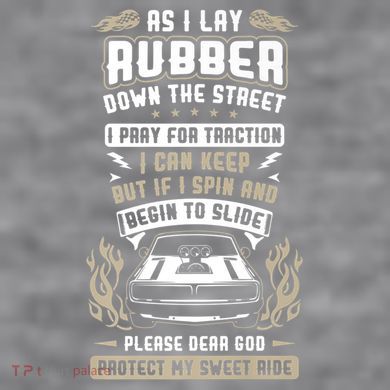 Drag Car Racing Prayer Women's Racerback Cropped Tank