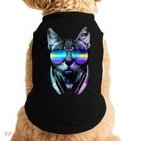 DJ Cat Retro Doggie Tank thumb 0
