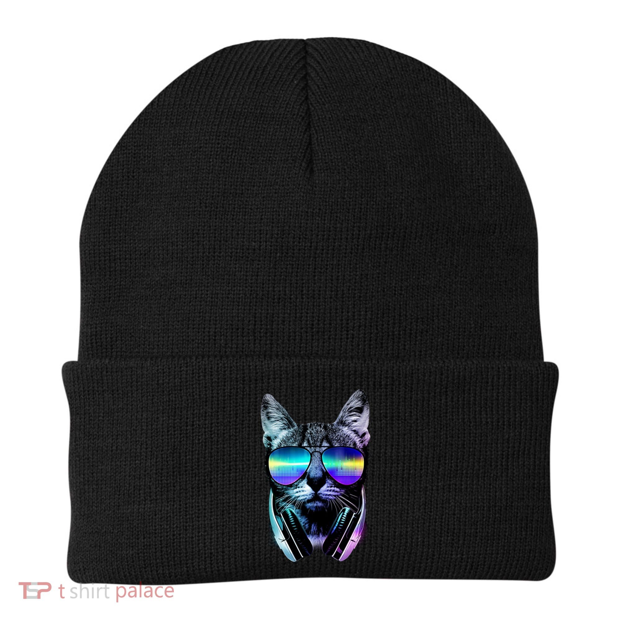 DJ Cat Retro Beanie