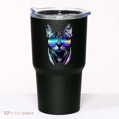 DJ Cat Retro Tumbler