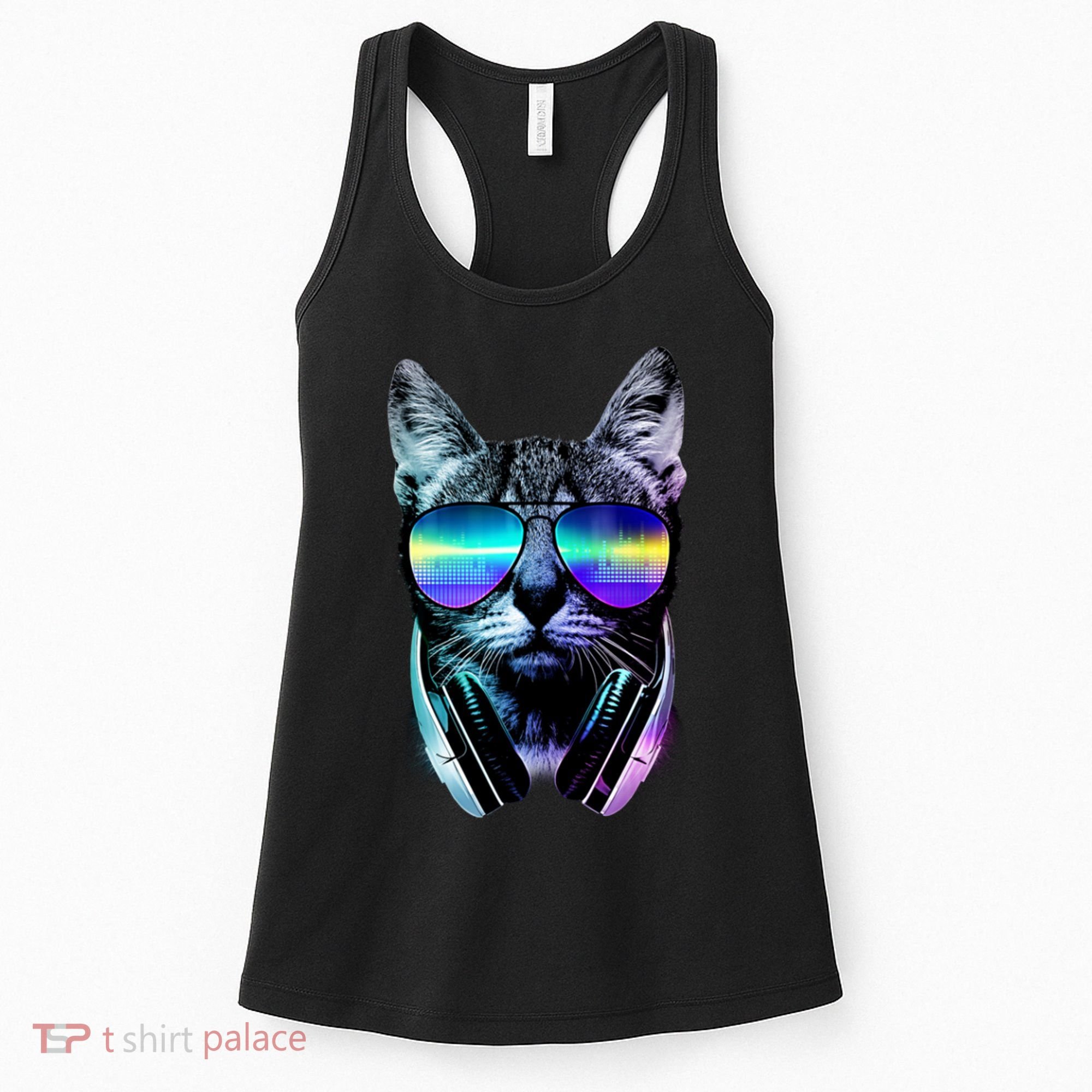DJ Cat Retro Women's Tank Top