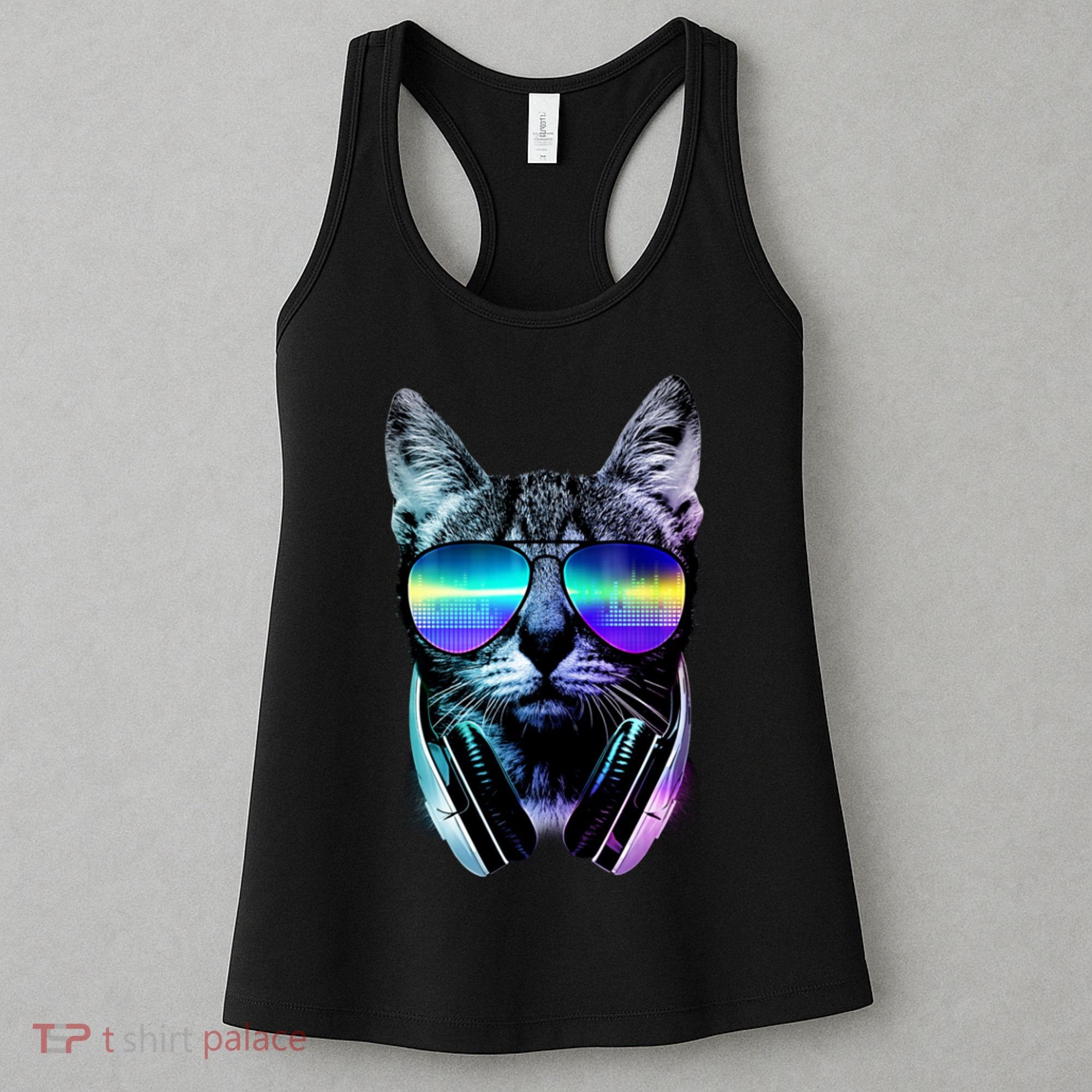 DJ Cat Retro Women's Tank Top