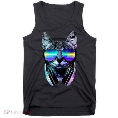 DJ Cat Retro Tank Top