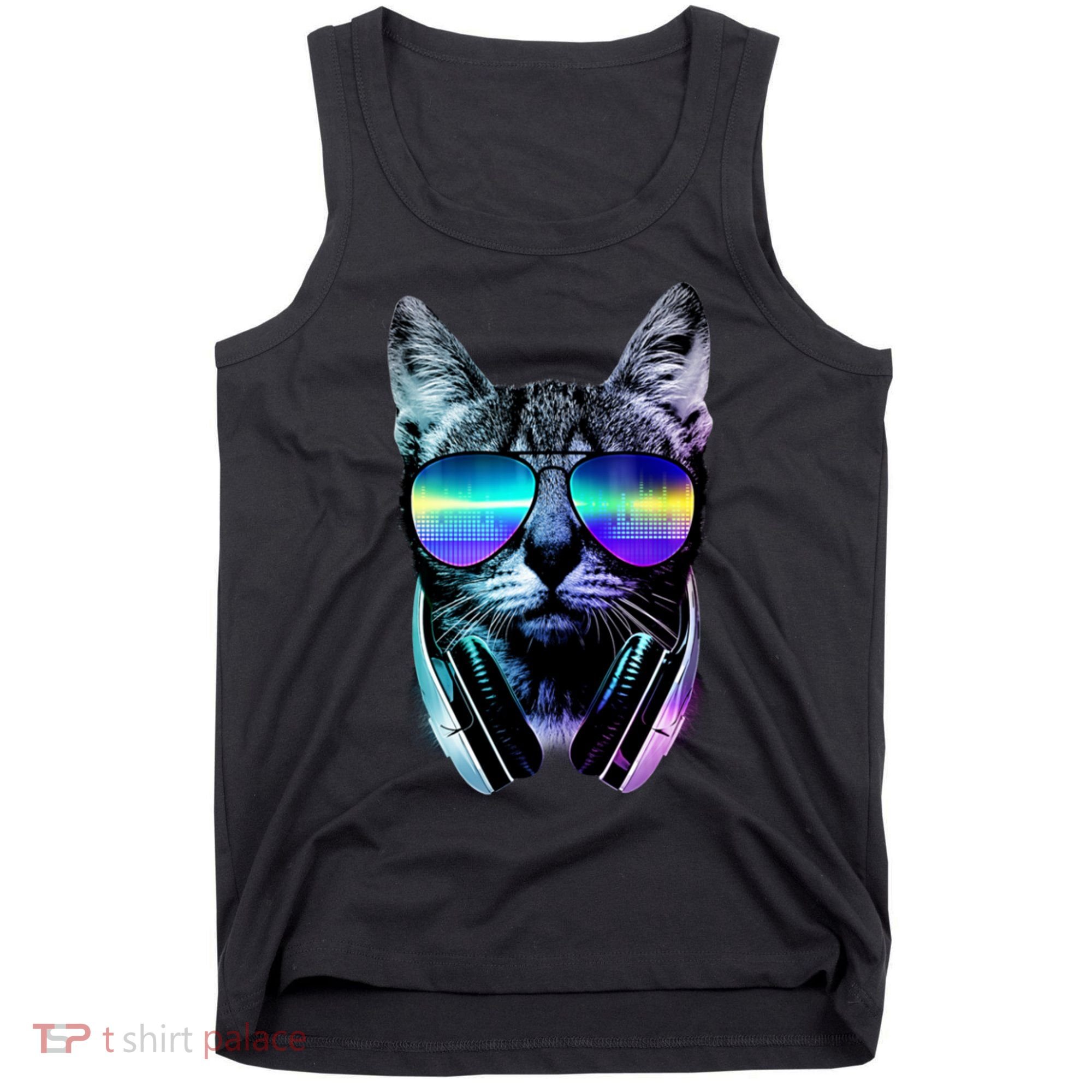DJ Cat Retro Tank Top