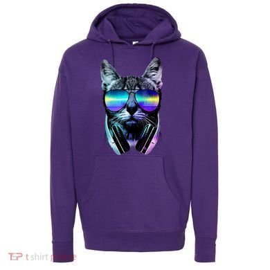 DJ Cat Retro Hoodie