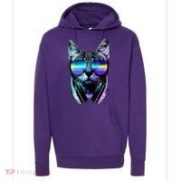 DJ Cat Retro Hoodie thumb 0