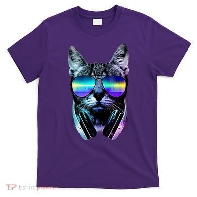 DJ Cat Retro T-Shirt
