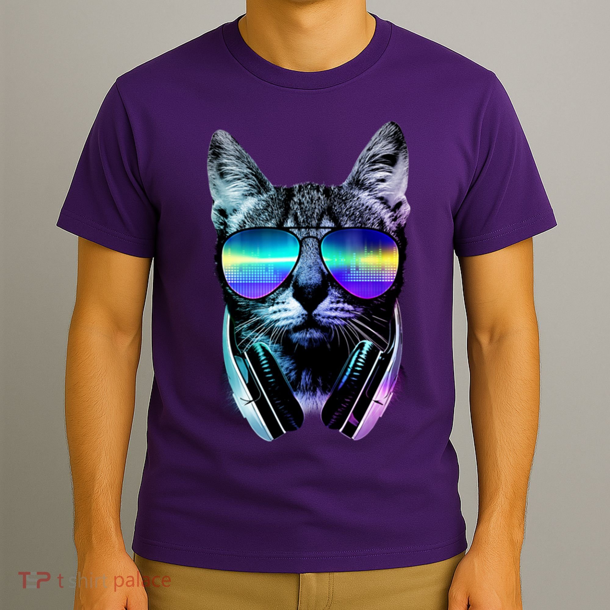DJ Cat Retro T-Shirt
