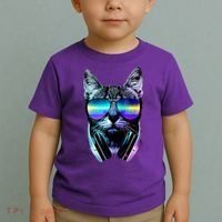 DJ Cat Retro Toddler T-Shirt thumb 2
